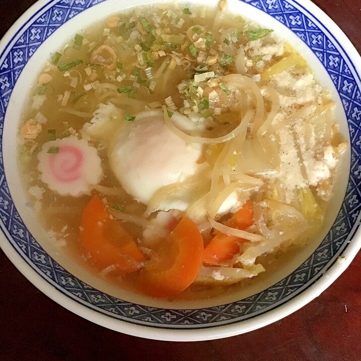 味噌＆塩のwスープラーメン。